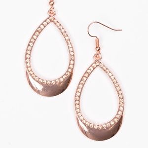 Make It REIGN - Copper Earrings